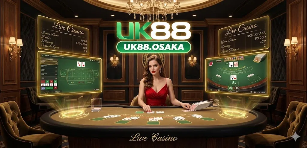 Đắm chìm trong thế giới giải trí thượng lưu đẳng cấp của live casino UK88